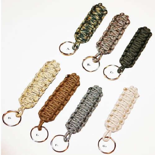Outdoor Collection Deluxe Paracord Survival Key Chain