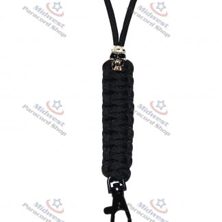 Paracord Survival Lanyard with Skull Charm