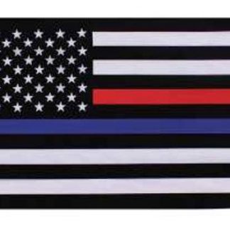 Thin Blue and Red Line Public Safety Flag