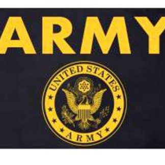 US Army Black and Gold Polyester Flag