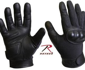 Rothco Kevlar Hard Knuckle Tactical Gloves – Black