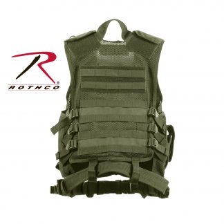 Rothco Cross Draw Tactical MOLLE Vest – Olive Drab