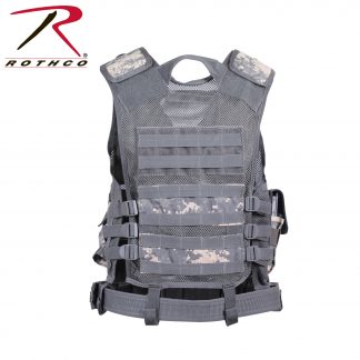 Rothco Cross Draw Tactical MOLLE Vest – ACU Camo