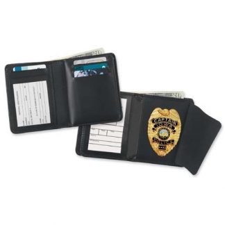 Strong Leather Deluxe Hidden Badge Wallet