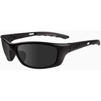 Wiley X P-17 Sunglasses Matte Black Frame Smoke Gray Lens