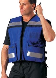 Rothco Hi-Vis E.M.S. Blue Traffic Safety Vest