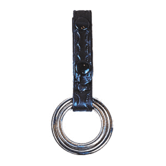 Stallion Leather Dual Ring Baton/Flashlight Holder