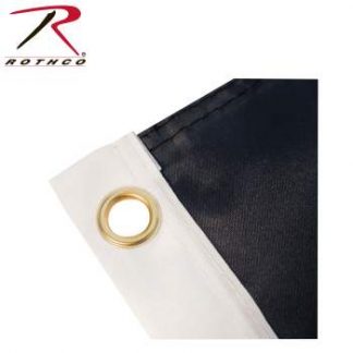 Rothco Honor & Respect Thin Blue Line Flag – 3′ X 5′
