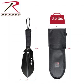 Rothco Compact Multi-Tool Shovel – Black