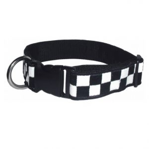 Boston Leather CPD Embroidered K-9 Dog Collar